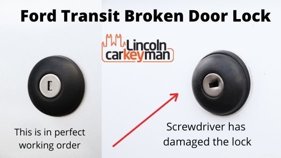 Ford Transit Broken Door Lock